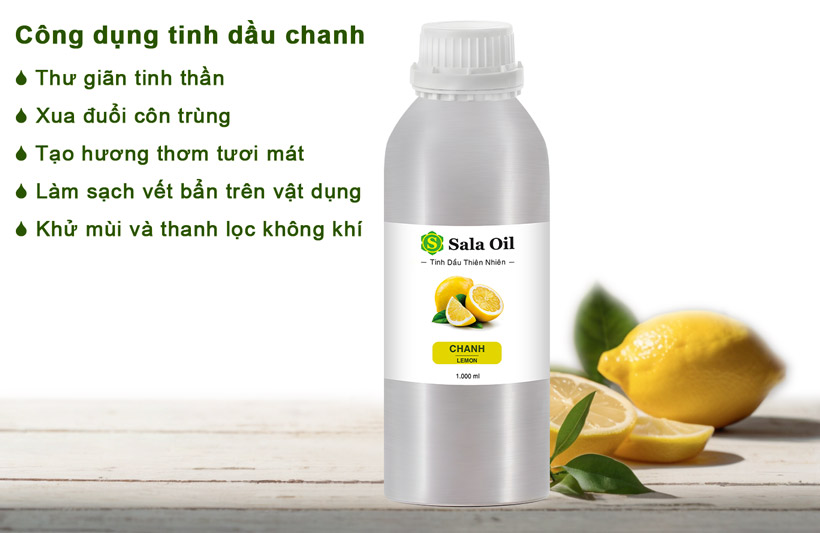 công dụng tinh dầu chanh