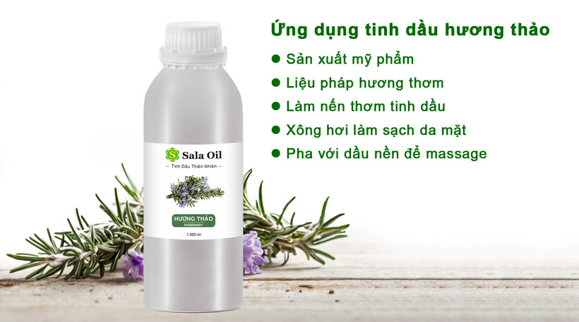 ứng dụng tinh dầu hương thảo